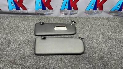 BMW OEM E30 84-92 BLACK SUN VISORS SET PAIR LEFT RIGHT DRIVER PASSENGER - Image 1 of 4
