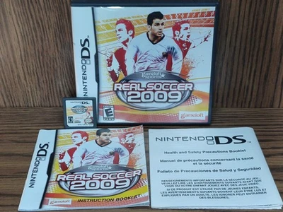 Real Soccer 2009 (Nintendo DS, 2008) CIB Authentic Rare Tested Working  - Image 1 of 4