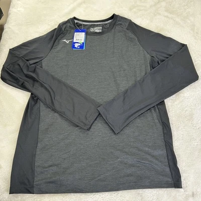 Camisa Mizuno Juvenil Talla XL Alpha Elastizada Manga Larga Negra Foto 1 de 4