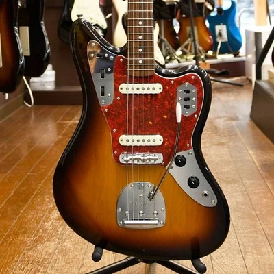 Fender Japan JG66 3TS Jaguar 3 Tone Sunburst Crafted in Japan 1999-2002 Modified - Image 1 of 4
