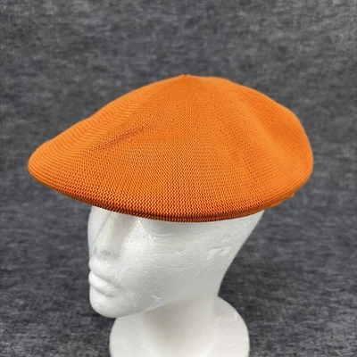 Kangol Tropic 7100 Orange Flat Hat - 0286BC01 - Adult size Medium, see details - Image 1 of 4