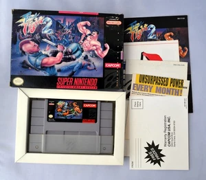 Final Fight 2 SNES Super Nintendo CIB Caja Completa Capcom 1993 RARO - Imagen 1 de 10