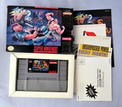 Final Fight 2 SNES Super Nintendo CIB Complete Box Capcom 1993 RARE - Image 1 of 4
