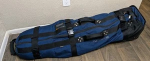 Club Glove Burst Proof Dupont Cordura Nylon Blue Golf Bag On Wheels - Picture 1 of 15