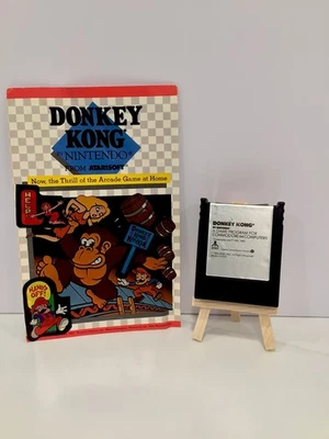Donkey Kong Video Game  Commodore 64 With Manual Parts Or Repair Only - Image 1 of 4