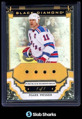 2023 UPPER DECK BLACK DIAMOND #BDB-ME MARK MESSIER RELICS PURE 1/1 - Image 1 of 4