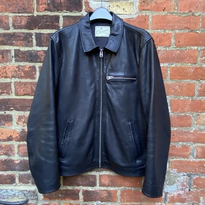 Vintage Chevignon Leather Biker Jacket Men’s XL Bomber James Dean Indie Sleaze - Image 1 of 4