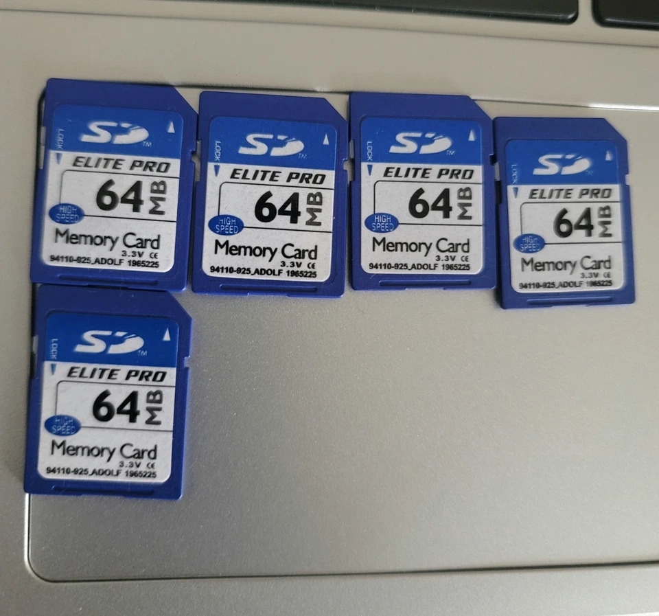 élite pro SD 64MB lot of 5 - Image 1 of 1