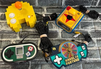 4 Plug N & Play TV Games Super Pac-Man Poker Wheel Of Fortune Pac-Man 12-in-1 - Image 1 of 4