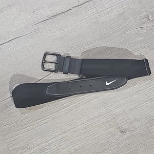 Nike Black Elastic Adjustable Baseball Belt Extendable One Size Stretch Unisex - Picture 1 of 4