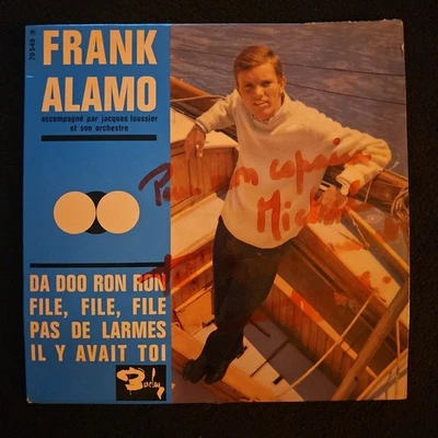 EP FRANK ALAMO Da Doo Ron Ron Dédicace Autographe  - Photo 1/4