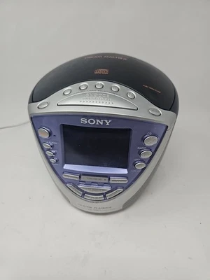 Sony Dream Machine ICF-CD853V CD-плеер AM FM погода будильник радио - работает - Изображение 1 из 4