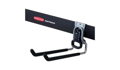 Gancho multiusos Rubbermaid 5E11 FastTrack montado en la pared utilidad de almacenamiento GRANDE Foto 1 de 2