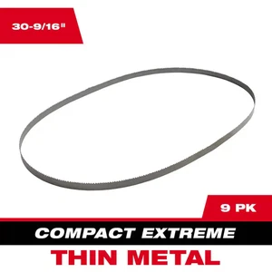 30-9/16 In. 12/14 TPI Compact Extreme Thin Metal Cutting Band Saw Blade for M12 - Picture 1 of 11