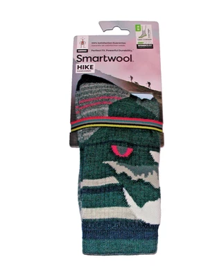 Calcetines SmartWool Hike Mountain Moon Light Cushion Crew para mujer MED - azul crepúsculo Foto 1 de 4