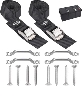 Kit di tenuta cinghia di fissaggio batteria, 1" x 48" kit di fissaggio radiatore con - Foto 1 di 11