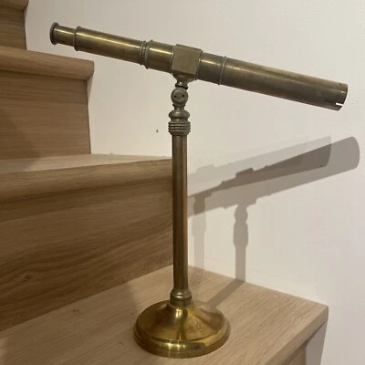 DUBOSCQ PARIS Lunette Longue Vue Appareil Science Scientifiques Cuivre XIX EME C - Photo 1/4