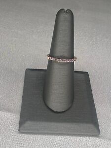 14KT ROSE GOLD BAND WITH PINK SAPPHIRE DIAMOND 0.56 CTW SKU 110-545
