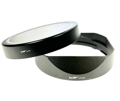 Haoge LH-X165 Square Metal Lens Hood Shade & Cap for Fujifilm XF 16-55mm f/2.8 R - Image 1 of 4