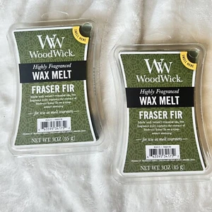 Fraser Fir Wax Melts Set Of 2 6-packs WoodWick New - Picture 1 of 8