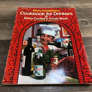 Signed Morey Amsterdams Cookbook for Drinkers or Betty Cooker's Crock Book - Picture 1 of 12