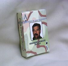 IRAQ Most Wanted ! Playing Cards NEW sealed Saddam Hussein OIF reproduction deck