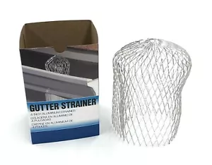 FILTRO CESTELLO DOWNSPOUT IN ALLUMINIO - Universale per 3" e 4" - Foto 1 di 5