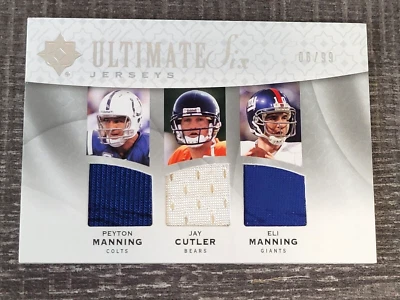 2009 Ultimate Six Jerseys McNabb/Manning/Ryan/Cutler/Manning/Romo Game Used /99 - Image 1 of 4