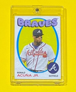 2023 Topps Throwback Thursday Ronald Acuna Jr PHOTO VARIATION SP Braves #41 🔥