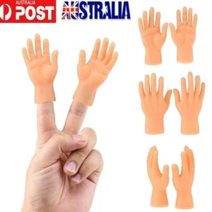 2/10Pcs Mini Tiny Small Hand Models Joke Finger Puppet Little Finger Hands Toys - Picture 1 of 10