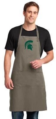 Michigan State Large Apron Full Length MSU Aprons for Men or Women - Adjustable - Image 1 of 3