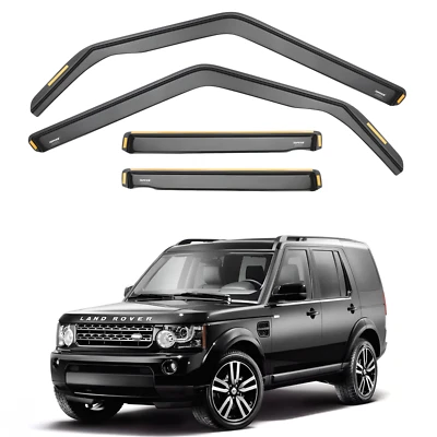 ISPEED Wind Deflectors for Land Rover Discovery 4 2009-2016 4pc Set Visors - Image 1 of 4