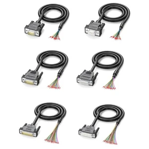 Heavy Duty DB9 DB15 DB25 Male Female 9/15Pin Wire Terminal Wire for Electronics - Photo 1/11