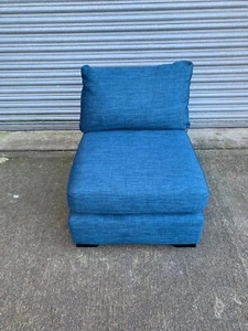 Made.com Mortimer Chair in Blue. 001 - Picture 1 of 3