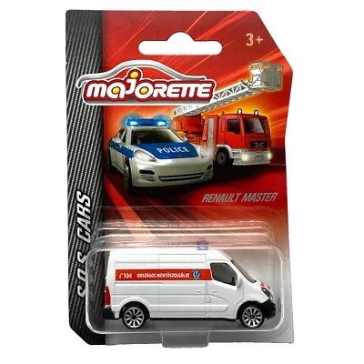 Majorette S.O.S Cars Renault Master Hungarian Ambulance 239C 2018 1:64 Scale - Image 1 of 2