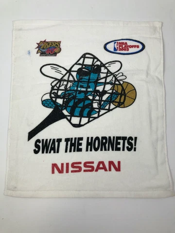 PHILADELPHIA SIXERS NEW ORLEANS HORNETS VINTAGE 2003 PLAYOFF  RALLY TOWEL SGA Cover