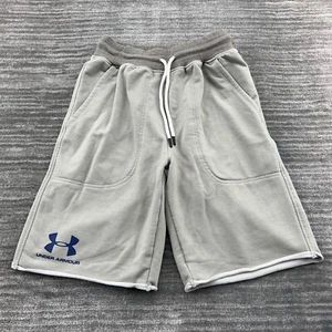 Under Armour Shorts Size S Youth Boys Sweats Athletic Gym Active Casual Gray - Picture 1 of 6