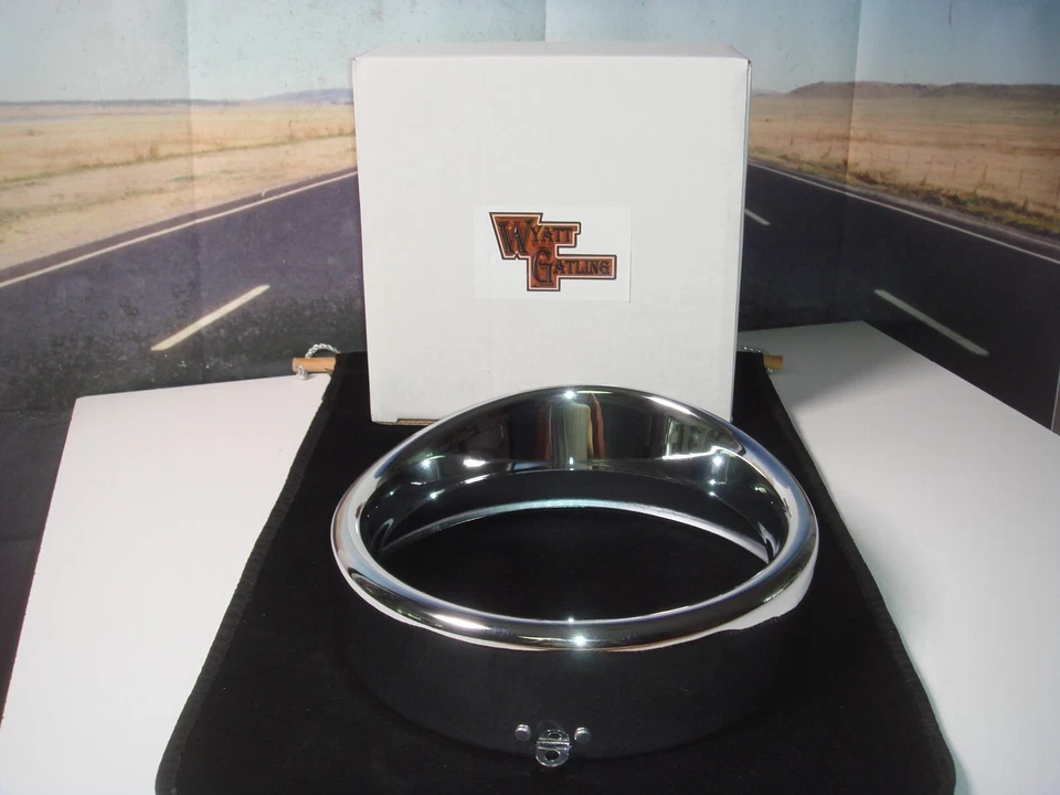 Faro exterior Harley Trim Ring FLHR FLD FLH cromado frenado V-Twin 33-0813 Y2 Foto 1 de 4