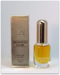 AROMATICS ELIXIR CLINIQUE PURE PERFUME SPRAY 4 ML. 14 FL.OZ. ONLY COLLECTORS - Picture 1 of 3