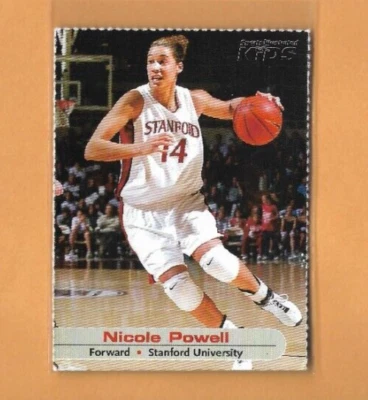2004 SI Kids NICOLE POWELL Rookie Card, Stanford University WNBA Badminton #368 - Image 1 of 2
