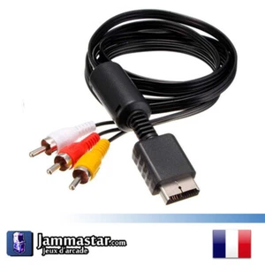 Câble Vidéo RCA compatible PS1 PS2 PS3 - Replacement AV Cable - Picture 1 of 4