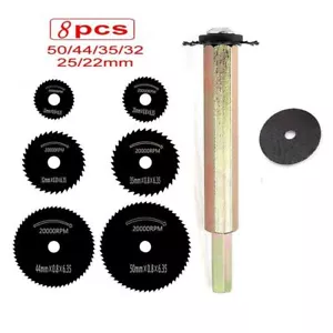 8Pc PVC Pipe Inside Cutter Internal Plumbing Wood Cutting Grinding Saw Blade Set - Picture 1 of 7