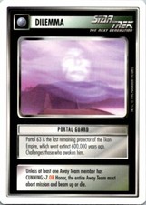 Star Trek Premiere 1E White Border WB CCG Card Portal Guard