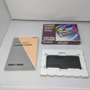 CASIO FX-880P Personal Computer Calculator 116 lib 32k Basic - Works (Vintage) - Picture 1 of 24