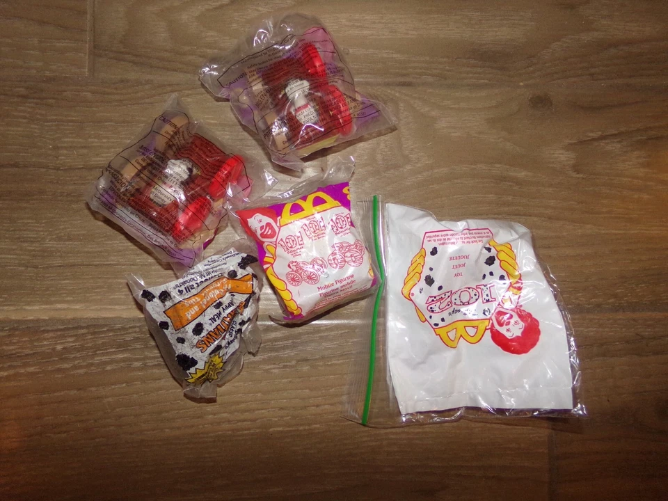 Lote de 5 Juguetes Happy Meal Dálmatas Vintage McDonald's Disney 101 102 Sellados Foto 1 de 1