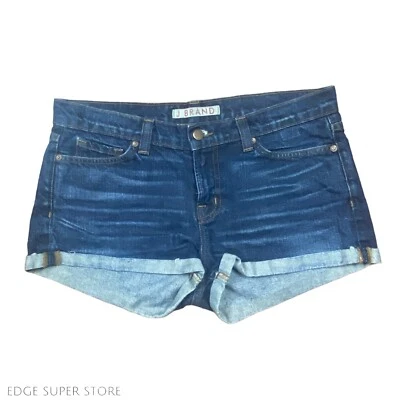 J Brand Сантьяго синий стирка манжеты эластичной джинсовой ткани Jean 2» внутренний шов шорты размер 27 - Изображение 1 из 4