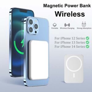 20000mAh Magnetic Power Bank Mini MagSafe Wireless Battery Pack For iPhone 14 13