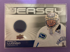 2010-11 Upper Deck UD Game Jersey Series 1 Roberto Luongo #GJ-RL HOF Canuck Blue