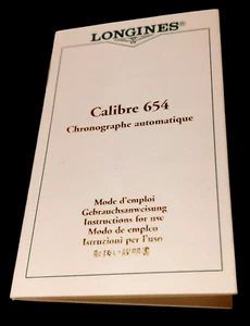 Longines - Original Book Chronographe Automatique 654 - NUOVO - Picture 1 of 3