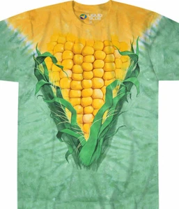 CORN-2 SIDED TIE DYE T-SHIRT M, L, XL, XXL Corn Cob; sweet wonderful-Unique - Picture 1 of 3
